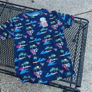 Cactus Boys The PERFECT gift!!! Tropical Surfing Santa Christmas T-Shirt 11/12